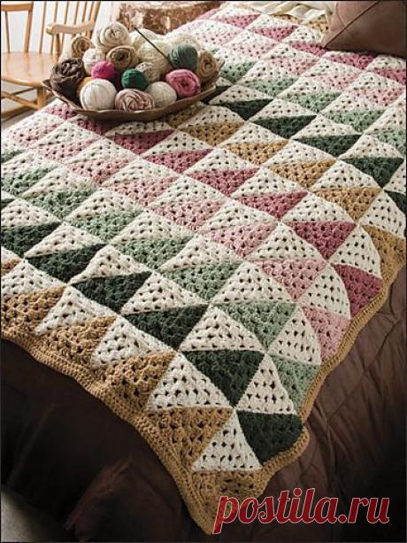 Half-Square Granny pattern by Michele Maks