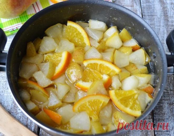 Варенье из груш с апельсином — Готовим дома