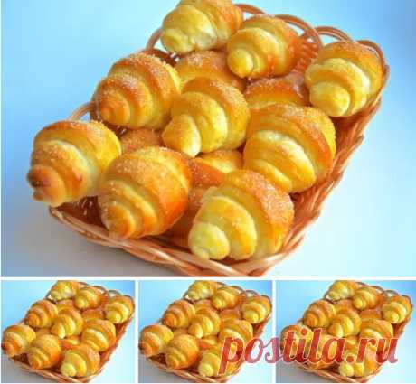 Рецепт дня — обалденные рогалики с божественно вкусного теста!