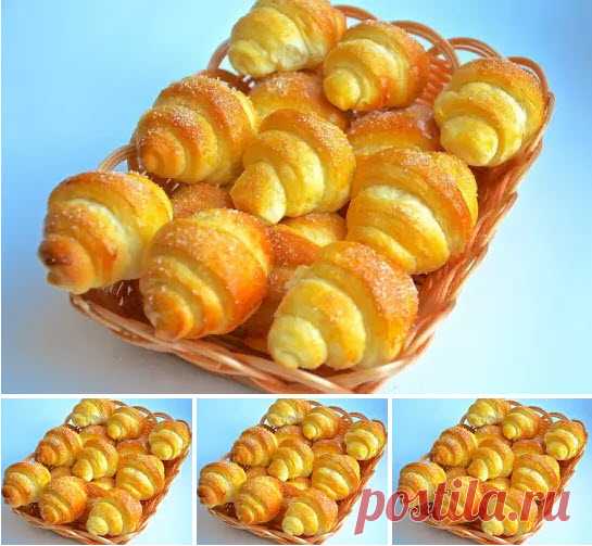 Рецепт дня — обалденные рогалики с божественно вкусного теста!