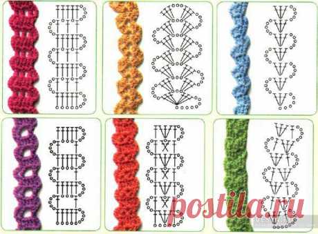 Брюггская тесьма. Схемы