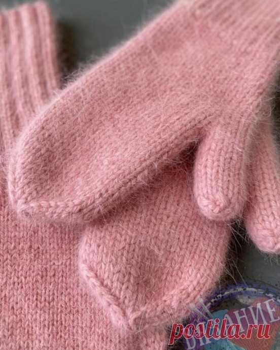 Варежки из норки Описание:Вяжем в 5 осн. нитей и 2 допПлотность: 16п на 25р в квадрате 10 на 10 см.На спицы 4 набираем 30 петель, замыкаем в круг и вяжем резинку 1/1 20 рядов. Можно меньше/больше, как кому надо/нравится.Меняем спицы на номер 5.Левая варежка.1 ряд и все нечетные: все петли лицевые.2 ряд: 8...