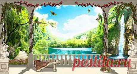 Фрески на стену с изображением античных городов, старинных улочек. Каталог фресок.