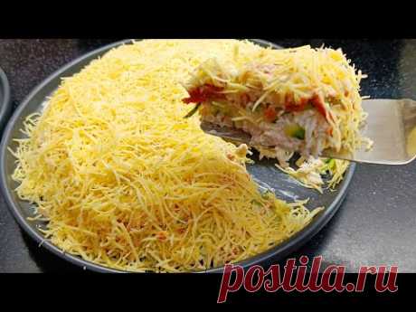 Салат «ПЕТРОВИЧ»! Его НИКТО не знает и не ГОТОВИТ! Вкуснее не ПРИДУМАТЬ — настоящее ЧУДО!