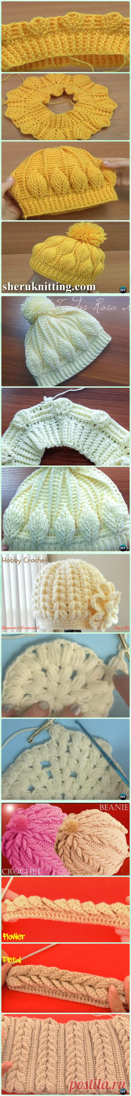 DIY Crochet Beanie Hat Free Patterns Baby Winter Hat