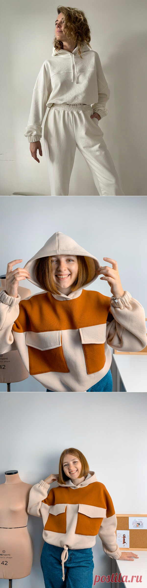 Сшила самый стильный худи! Показываю выкройку и делюсь процессом  -
Нарисуй мне его в пэйнте, а?