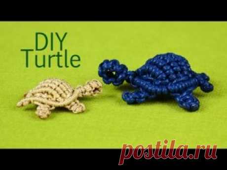 How to: Macramé Turtle, Tortoise, Tortue, Tortuga, Tartaruga