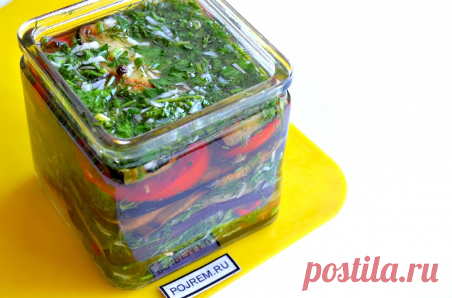 Вкусные маринованные баклажаны - рецепт с фото