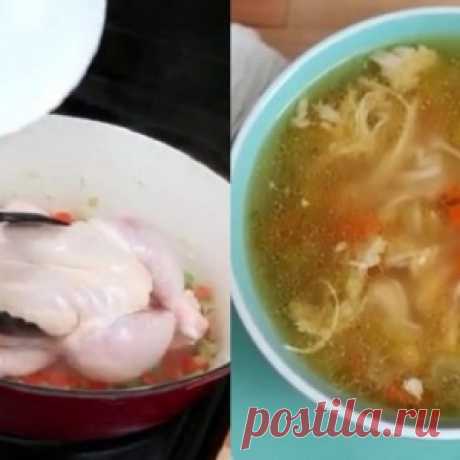 Удивительный рецепт куриного супа который мне шепнул на ухо известный шеф-повар - МирТесен