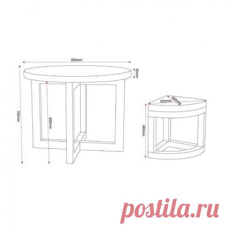 Обеденный стол и табуретки своими руками