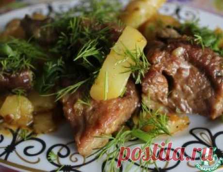 Жаркое с картофелем в казане - кулинарный рецепт