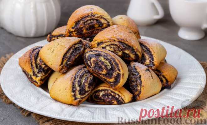 Рецепт: Песочное печенье с ореховой начинкой на RussianFood.com