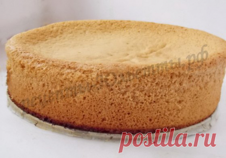Самый простой бисквит, который всегда удаётся