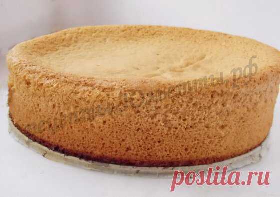 Самый простой бисквит, который всегда удаётся