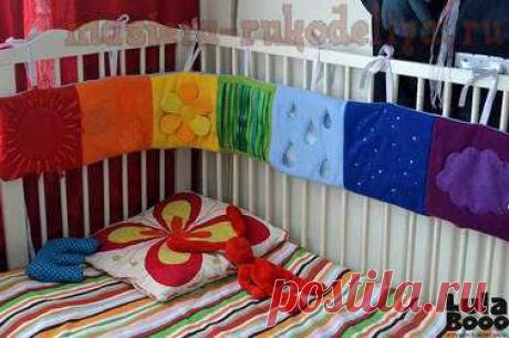 Мастера рукоделия - рукоделие для дома. Бесплатные мастер-классы, фото и видео уроки - Мастер-класс по шитью: Развивающий бортик-книжка