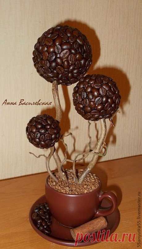 топиарий из кофейных зерен своими руками: 15 тыс изображений найдено в Яндекс.Картинках