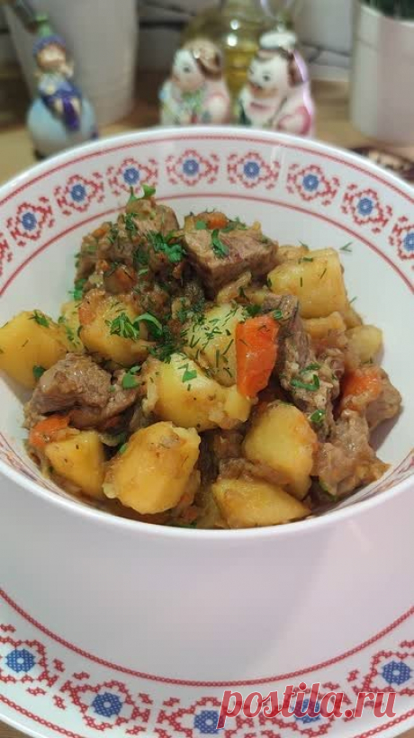 Как приготовить жаркое из свинины с картошкой. Поверенный рецепт!