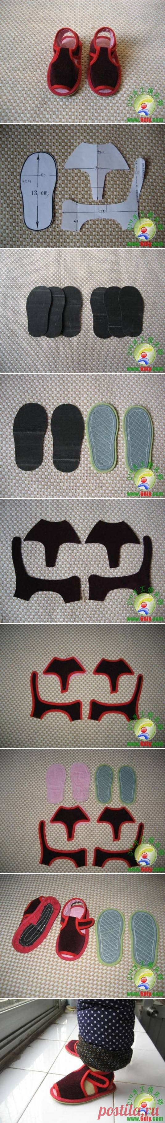 DIY Sew Baby Sandal DIY Sew Baby Sandal