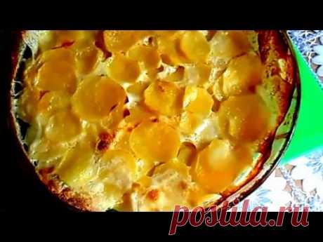 Обалденная картошка в молоке (в духовке)