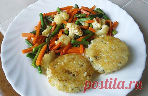 Рисовые котлеты с сырной начинкой | Raznosole.com