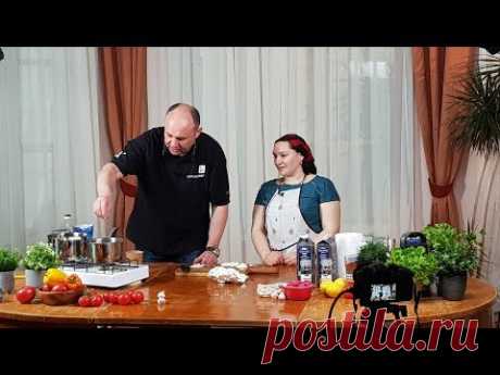 Илья Лазерсон на Галиной Кухне. Готовим Грузинское блюдо.