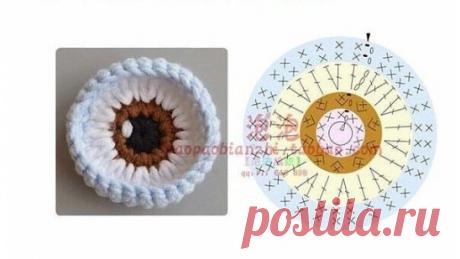 ❗️МК. КАК СВЯЗАТЬ ГЛАЗ ДЛЯ ИГРУШКИ