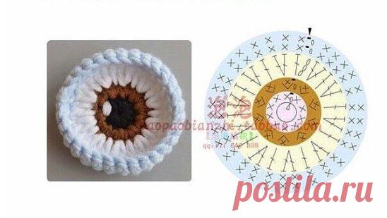 ❗️МК. КАК СВЯЗАТЬ ГЛАЗ ДЛЯ ИГРУШКИ
