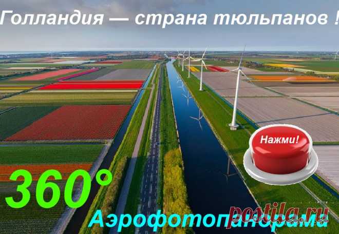3- D виртуальный тур. Голландия - страна тюльпанов.