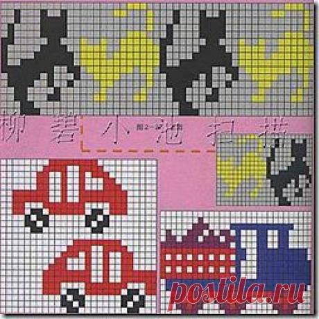 Жаккарды : Вязание для начинающих