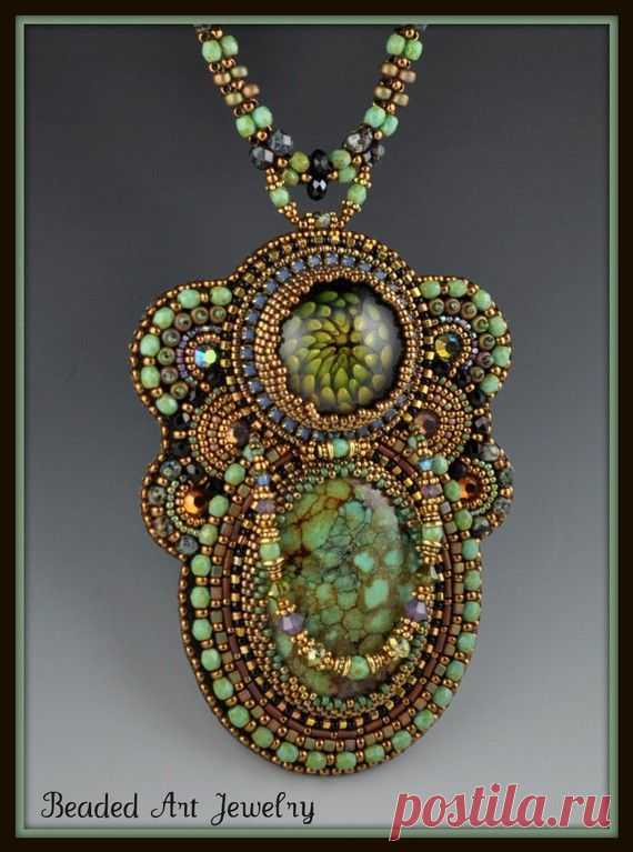 (9) Reserved for Carla, Bead Embroidered, Beaded, Beadwork Butterfly Goddess Necklace | Ожерелья, Богини и Бисер