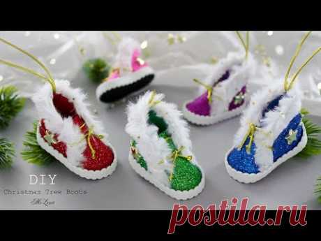 🎅 ВОЛШЕБНЫЕ БАШМАЧКИ НА ЕЛОЧКУ ❄️ Magic Christmas Tree Shoes 🎅