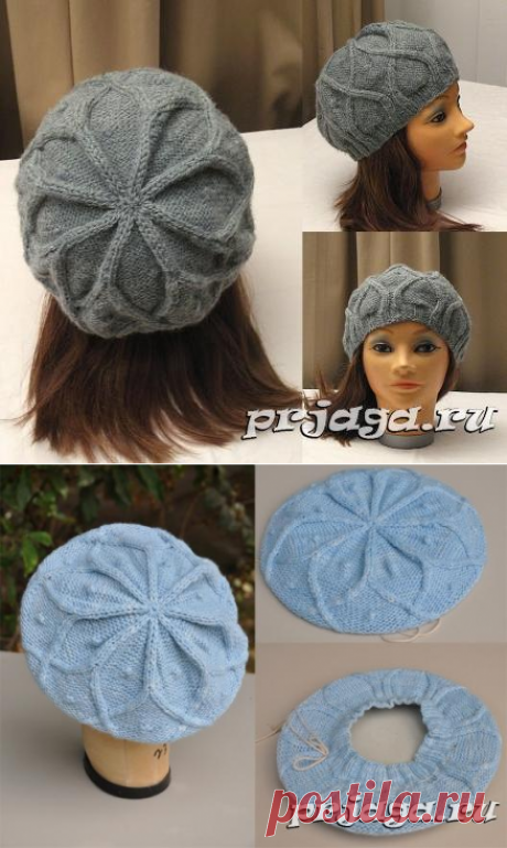 Берет спицами от Desi Knitter