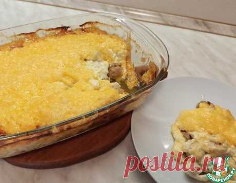 Жюльен с курицей и грибами