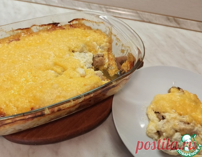Жюльен с курицей и грибами – кулинарный рецепт