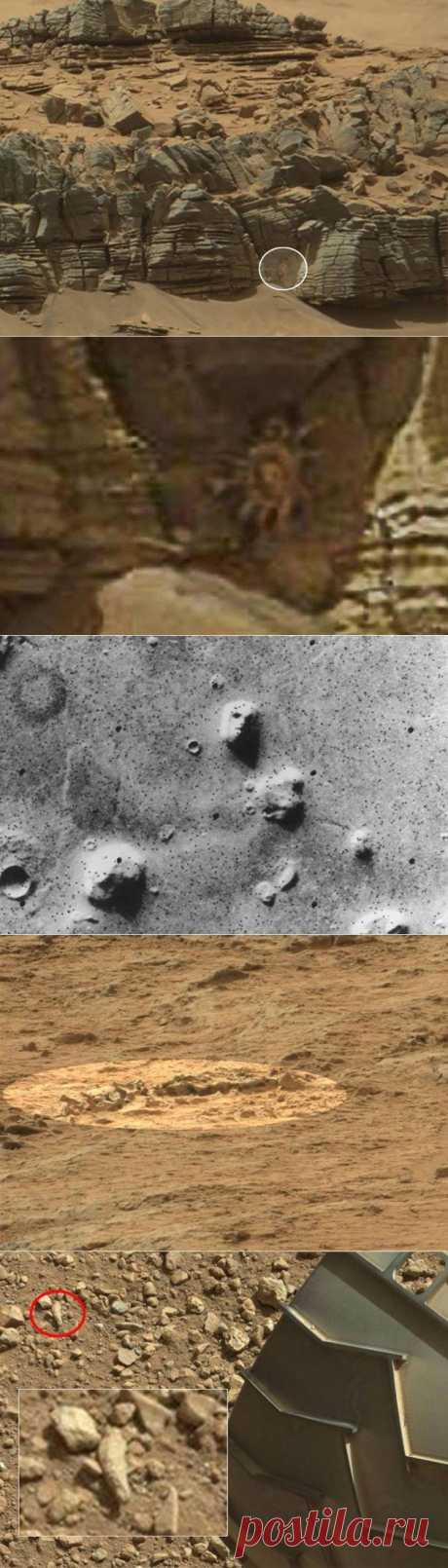Глубины космоса подбрасывают всё новые загадки... Уникальные снимки, сделанные на Марсе.