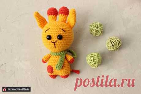 Игрушка Жирафик ручной работы купить в Беларуси HandMade