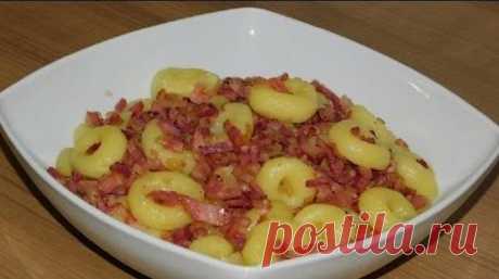 Блюда из картошки: ньокки, галушки, клецки. Готовить просто Если вы ищете новые и вкусные идеи, то хочу предложить вашему вниманию подборку блюд из картошки: ньокки, галушки, клецки, которые готовить очень просто.