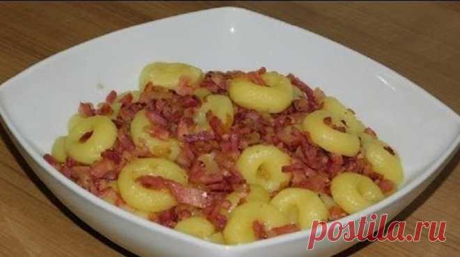 Блюда из картошки: ньокки, галушки, клецки. Готовить просто Если вы ищете новые и вкусные идеи, то хочу предложить вашему вниманию подборку блюд из картошки: ньокки, галушки, клецки, которые готовить очень просто.