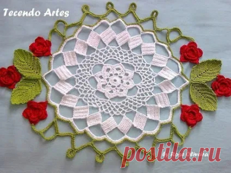 САЛФЕТКА КРЮЧКОМ https://handmadehelp.ru/salfetki-kryuchkom/#more-30968