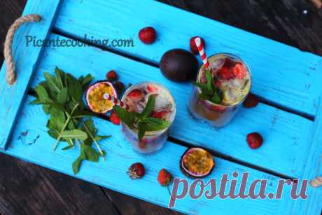 Коктейль «Пристрасна полуниця» | Picantecooking