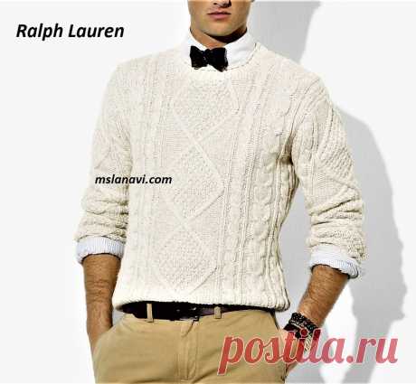Свитер от Ralph Lauren | Вяжем с Лана Ви