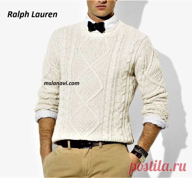 Свитер от Ralph Lauren | Вяжем с Лана Ви