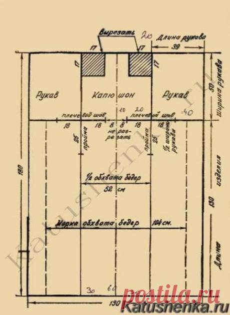 Модели женских домашних халатов. Выкройка халата с капюшоном бесплатно | Катюшенька Ру - мир шитья