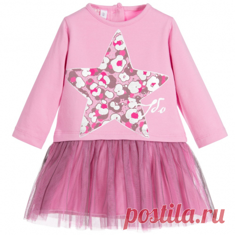 iDo Baby - Baby Girls Pink Star Dress | Childrensalon
