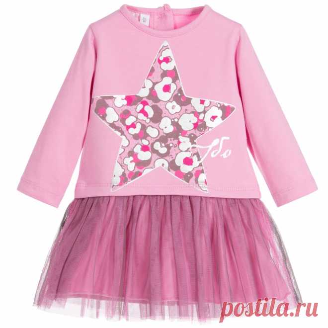 iDo Baby - Baby Girls Pink Star Dress | Childrensalon