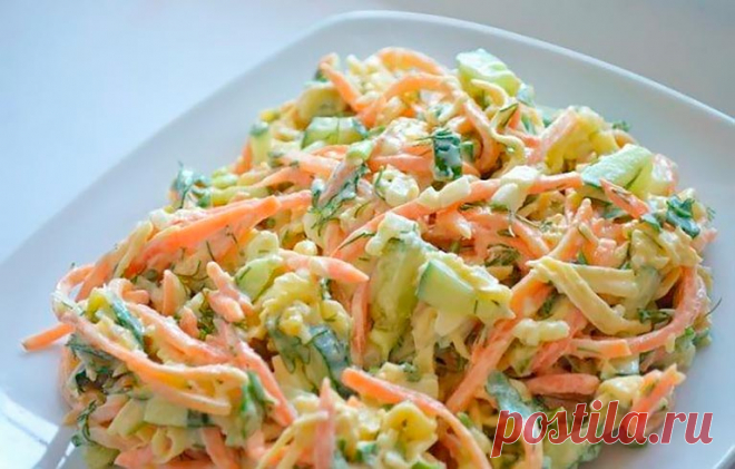 Легкий и вкусный салат, который ПОКОРИЛ мое сердце Мой любимчик, все без ума от него!