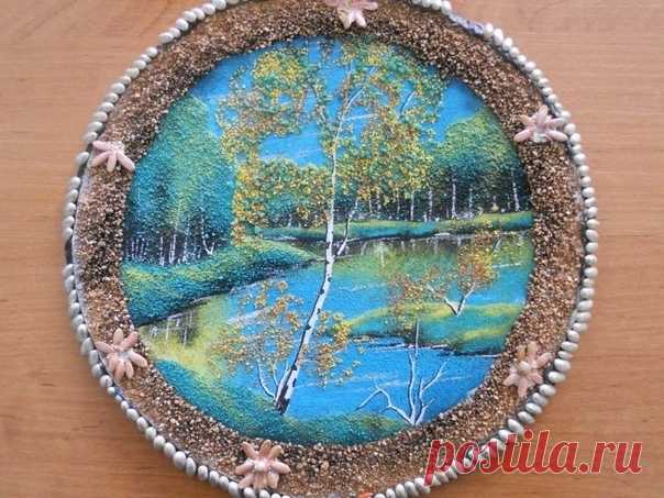 Картина из крупы