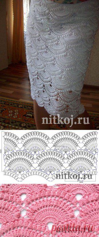 gancho de la falda basado Giovanna Dias 'hilo - prendas de punto para su hogar, crochet, tejido, crochet esquema