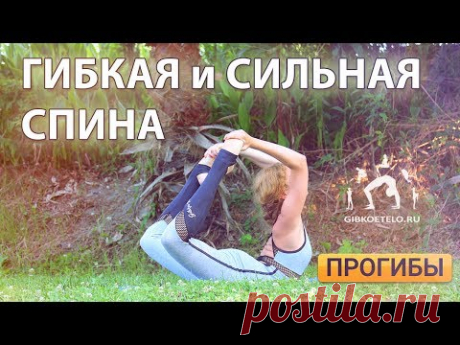 УКРЕПЛЯЕМ и развиваем ГИБКОСТЬ СПИНЫ / ПРОГИБЫ / Осваиваем полную позу лука