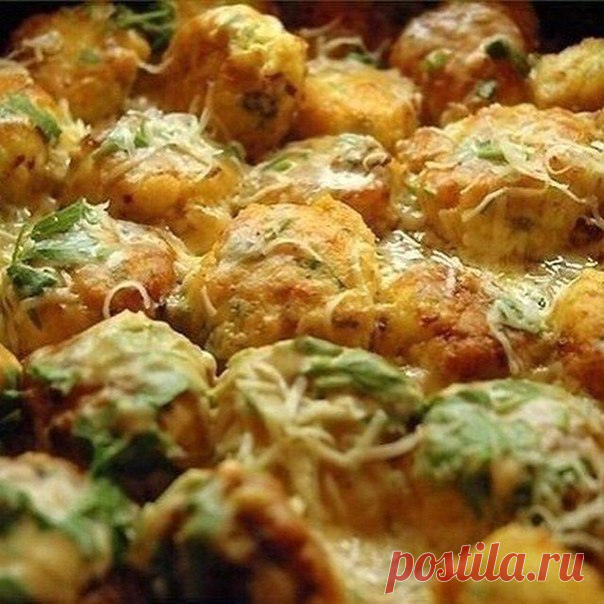 Вкусняшки: Куриные шарики в йогурте